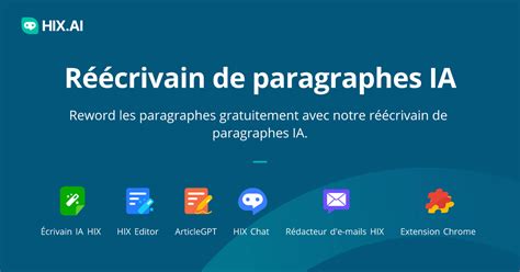 Rewriter de paragraphe AI gratuit .